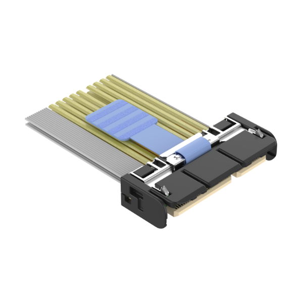 EDSFF / SFF-TA-1002 / GenZ 2C 84Pos STR Cable / PCIe Gen 5.0 32GT/s or SAS 4.0 24Gbps and 56GT/s PAM4 1