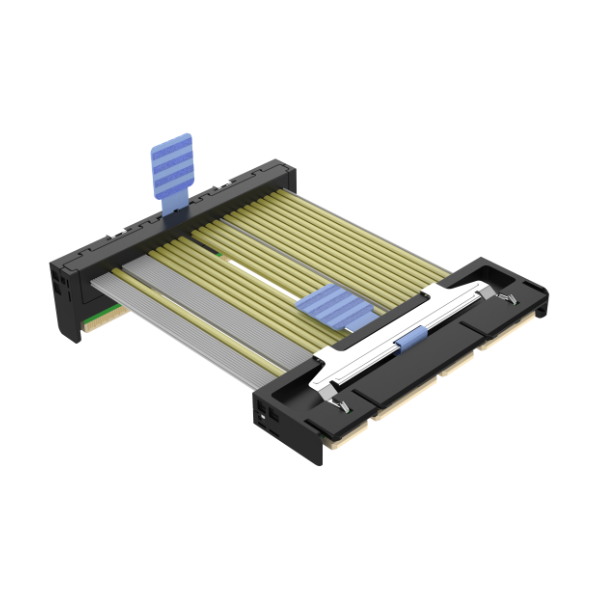 EDSFF / SFF-TA-1002 / GenZ 4C+ 168Pos STR Cable / PCIe Gen 5.0 32GT/s or SAS 4.0 24Gbps and 56GT/s PAM4 2